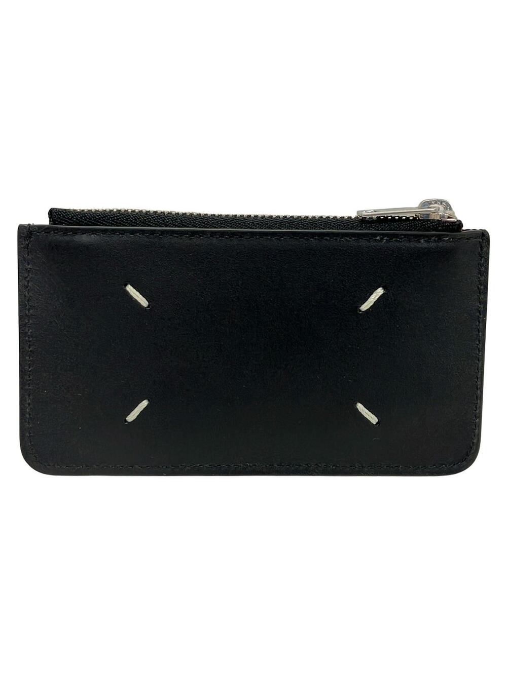 Maison Margiela Black Leather Coin Case #376431M54B